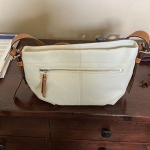 Women’s Coach White Handbag Leather Duffle